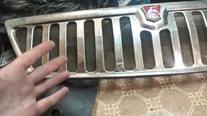 Решётка радиатора на Газель Соболь. Запчасти на Газель Соболь. Кузов.