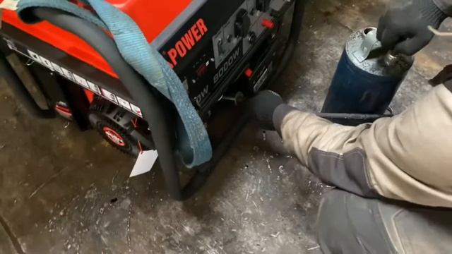 Автоматический генератор с Авр, Бензиновый генератор A-ipower А8500ЕA мощность 8квт. смотреть онлайн