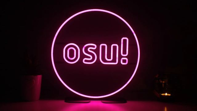 OSU! LED Neon sign #osu #osugame #ohiostate #karate #ohio #kyokushin