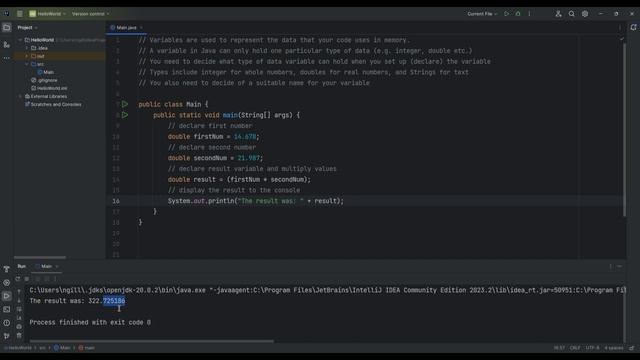 #5 | Variables in Java (doubles) | Rounding to 2 decimal places | Learn Java смотреть онлайн