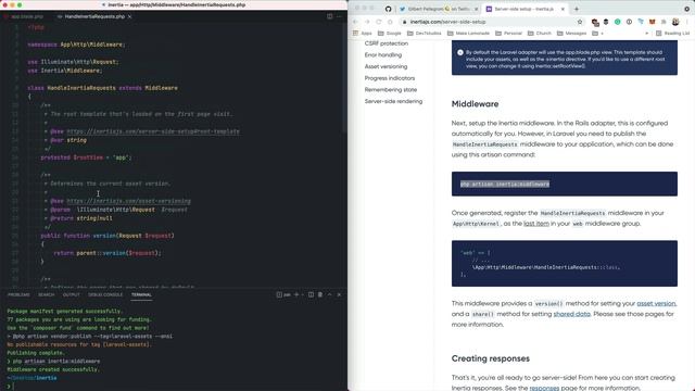 Getting set up with Laravel and Vue using Inertia.js смотреть онлайн