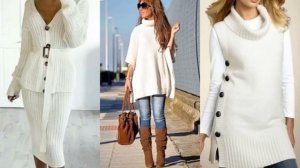 МОДНЫЕ ВЯЗАНЫЕ ВЕЩИ? СВИТЕРА ПУЛОВЕРЫ ШАПКИ 2023-2024?