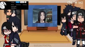 Uchiha clan react to.....|| pt1/3.5|| Izuna, fugaku, mikoto, sarada