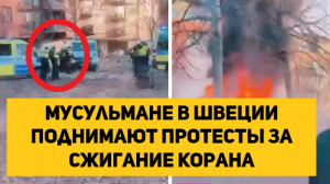 Мусульмане в Швеции поднимаютпротесты за сжигание Корана