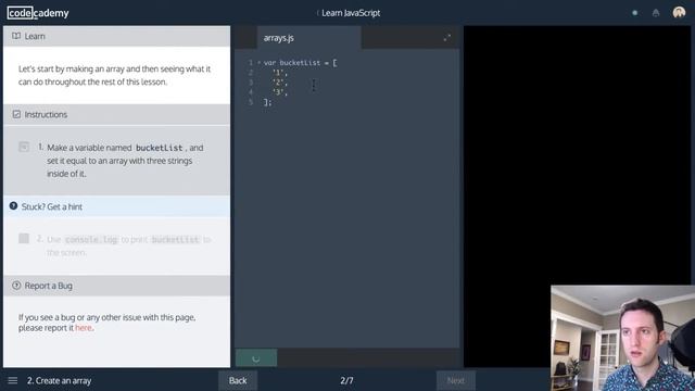 Let's Code Live :: Codecademy Learn JavaScript - 4 смотреть онлайн