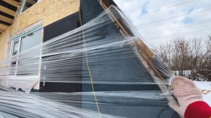 СОСЕДИ СМЕЯЛИСЬ НО МЫ УТЕПЛИЛИ ЭТИМ СВОЙ А-ФРЕЙМ ДОМ