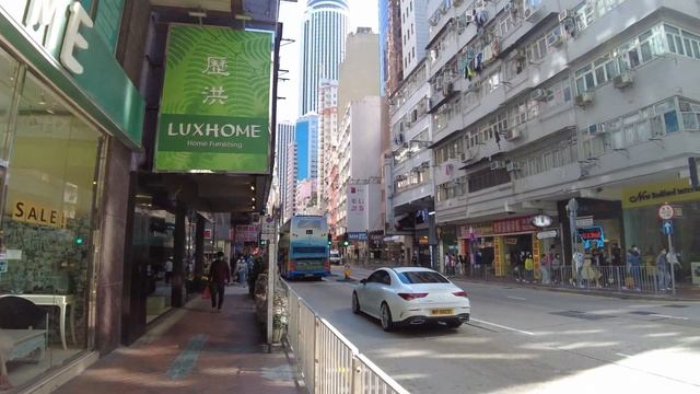 [4K] Walking Wan Chai South, Hong Kong, Part 1
