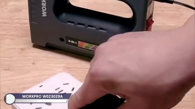 Аккумуляторный степлер WORKPRO смотреть онлайн