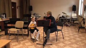 Открытый урок преподавателя Осуховской Н.В. с учащейся 2 класса (домра) Бородавкиной Натальей.