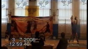 Абсолютный рекорд в упражнении толчок гирь 24 кг Иван Денисов