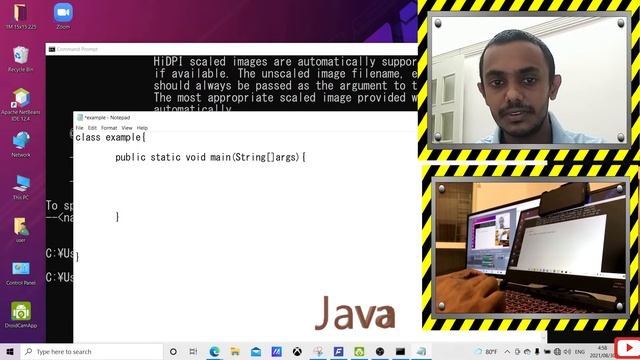 How to Code Java with Notepad and Command Prompt? | Java Hello World Program смотреть онлайн