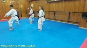 Вадо-кай (Вадо-рю) каратэ тренировка ката Пинан 2 & 1