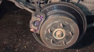 Замена задних тормозных дисков 2 - Lexus RX300 - rear brake disks replacement 2