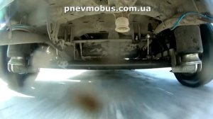 Работа полурессорной пневмоподвески на автомобиле Ford Connect