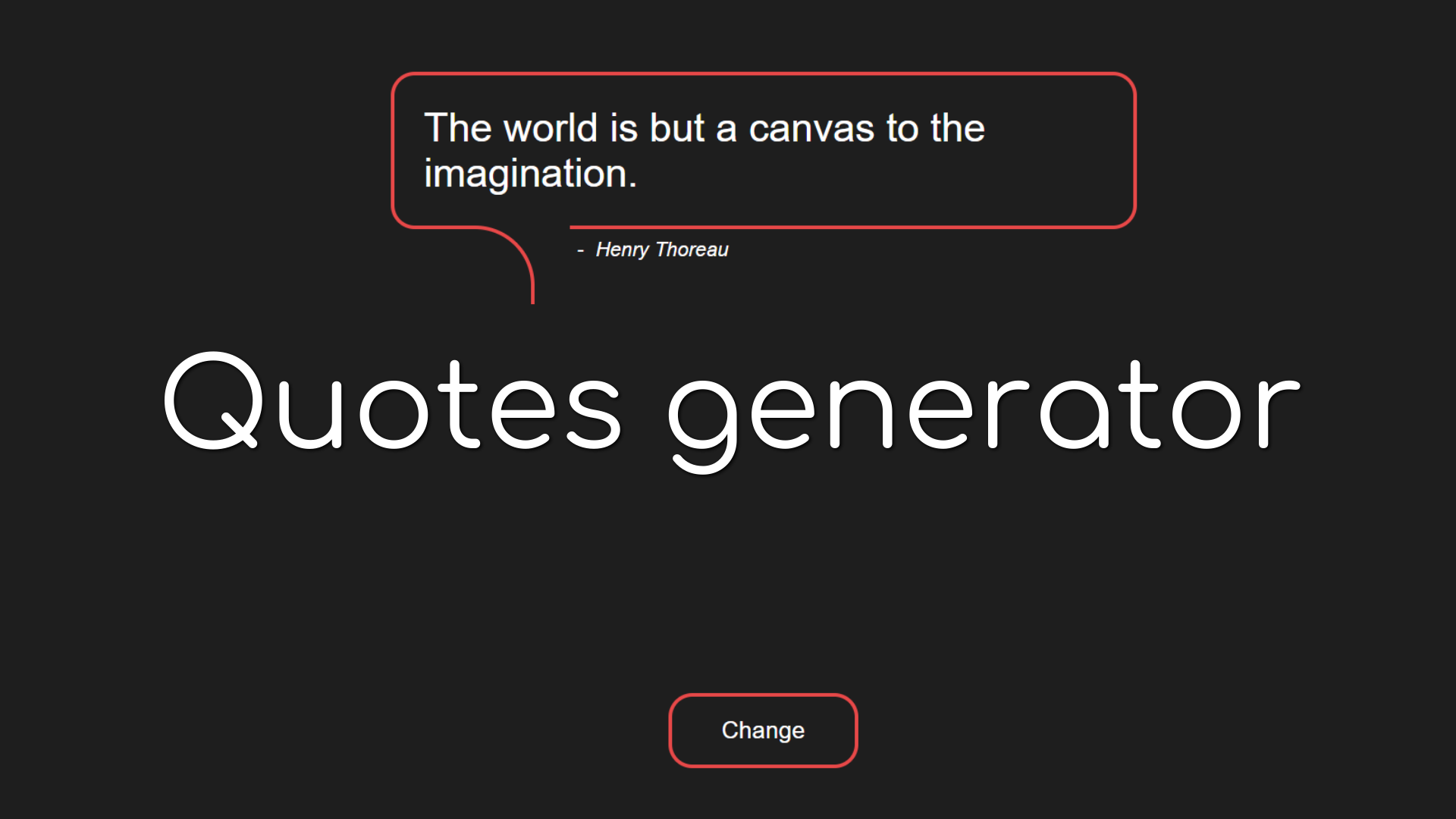 Генератор цитат на JavaScript | Quotes Generator by JS | Part 1