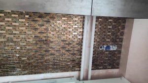 укладка мозаики на фартук