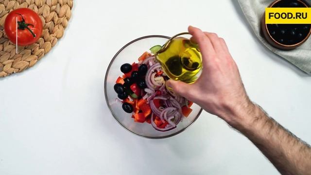Классический греческий салат | Рецепты Food.ru