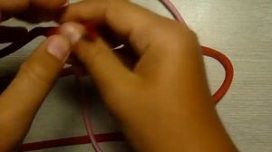 Красивый браслет из шнура