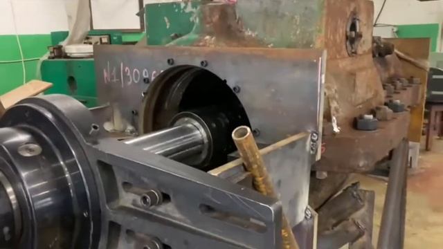 Расточка и проточка подшипников скольжения маслобуксы. Диаметр 420мм, длина 1300мм