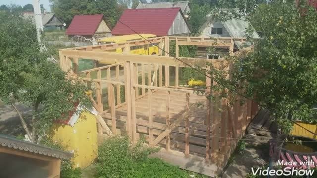 Строительство столярной мастерской часть - 1