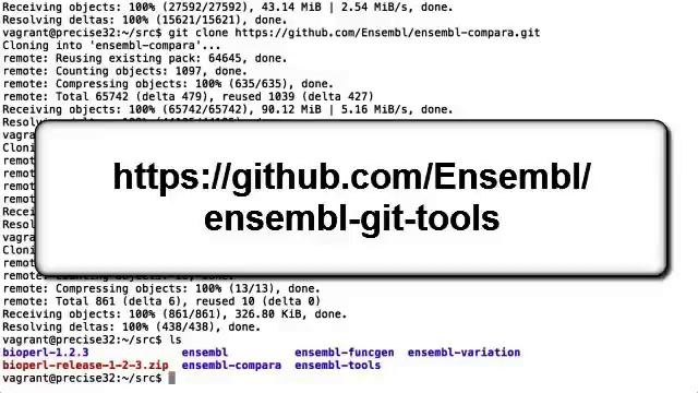 How to Install the Ensembl APIs (GIT or ftp) смотреть онлайн