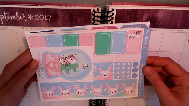 ETSY STICKER HAUL! Cute Planner Stickers for my Erin Condren Planner | Sept 2017
