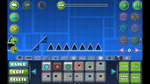 Как сделать анимацию,невидимые и цветные блоки в редакторе уровней Geometry Dash