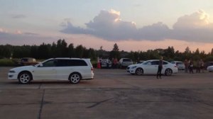 Инфинити м 56 спорт 450 л.с Против Митсубиси Легнум
