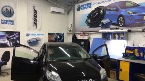 Тонировка Приус 30. Двойные стекла.