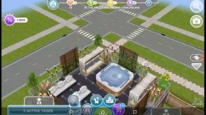 Futuristic House on a Small Lot - The Sims Freeplay House Tours | theladyfromsimsstreet