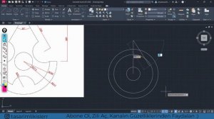 AutoCAD Örnek -13 (2 Boyutlu Çizim Örneği) Öğrenme Garantili | AutoCAD 2024