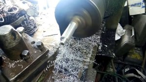 Как сделать коленвал на токарном станке