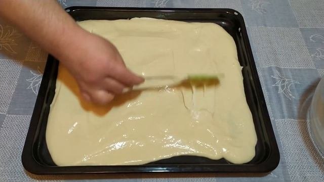 Как приготовить пиццу в духовке.Заливная пицца на кефире/PIZZA