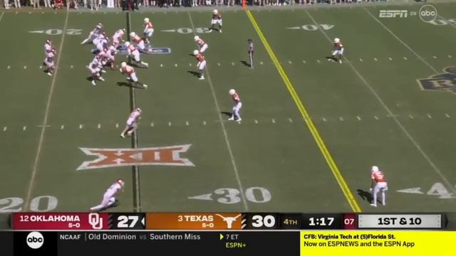 Oklahoma vs Texas THRILLING Ending | 2023 College Football смотреть онлайн