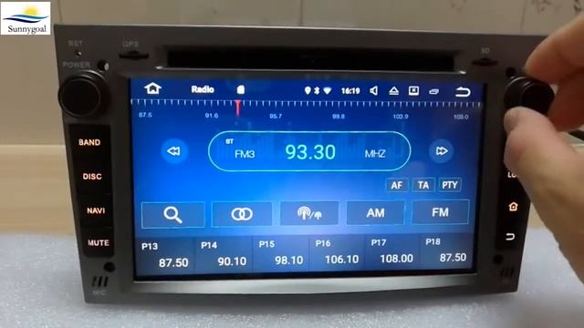 Sunnygoal: (серый) Android 7.1 Автомобильный DVD плеер для Opel Antara(2006-2011) смотреть онлайн