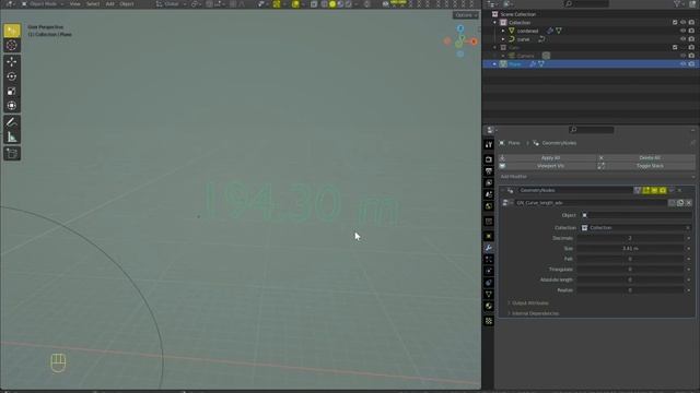 Geometry nodes: А какой у тебя длины кривая? смотреть онлайн