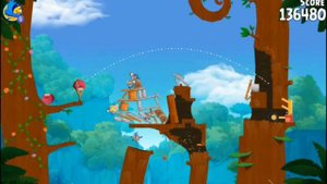 Angry Birds Rio - Timber Tumble. Bonus Level 30 stars