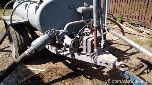 Поливочная самодельная бочка для трактора