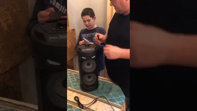 Часть 2 - ZQS4239 квадратная портативная Bluetooth-колонка со светодиодной подсветкой распаковка. смотреть онлайн