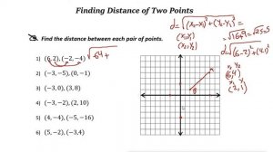 Finding Distance of Two Points