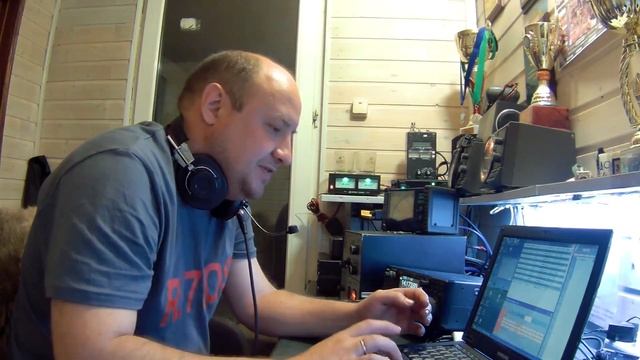 Работа в эфире на Icom IC-7300 #R4CR