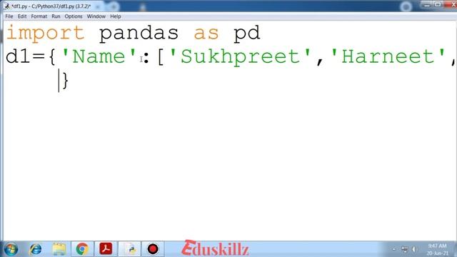 14 Creation of DataFrame from Dictionary of Lists in Python Informatics Practices Class 12th смотреть онлайн