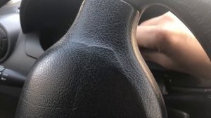 Как снять подушку руля Renault Logan