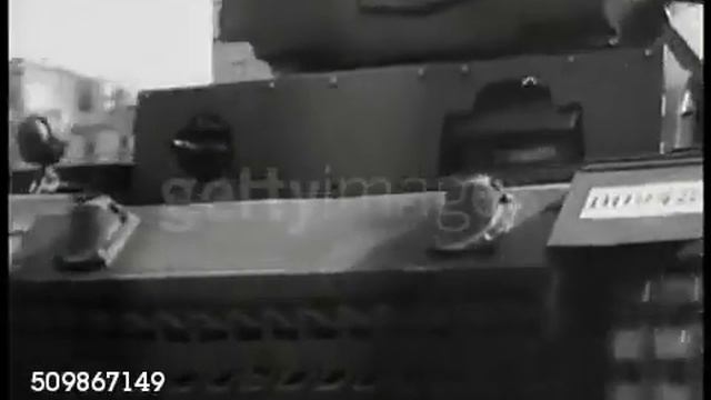 Turkish Panzer 3(Tank 3) during a parade in 1947