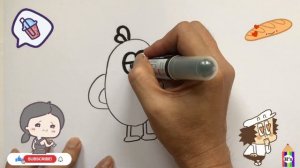 How To Draw a Cute Chicken | рисуем курицу для детей | Bolalar uchun tovuq rasm chizish