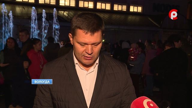 Долгожданный светомузыкальный фонтан открыли в Вологде смотреть онлайн
