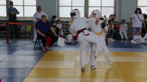 Родина Елизавета 1 бой. Соревнования по каратэ STRUIN DOJO