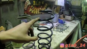 Ставим пружины от гольфа на поло. Пружины от golf на polo sedan.