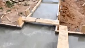 дом из опилкобетона #1 фундамент