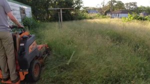 I SAVED an ELDERLY Man From a CITY VIOLATION - I Edged and Mowed His OVERGROWN Lawn for FREE - FULL